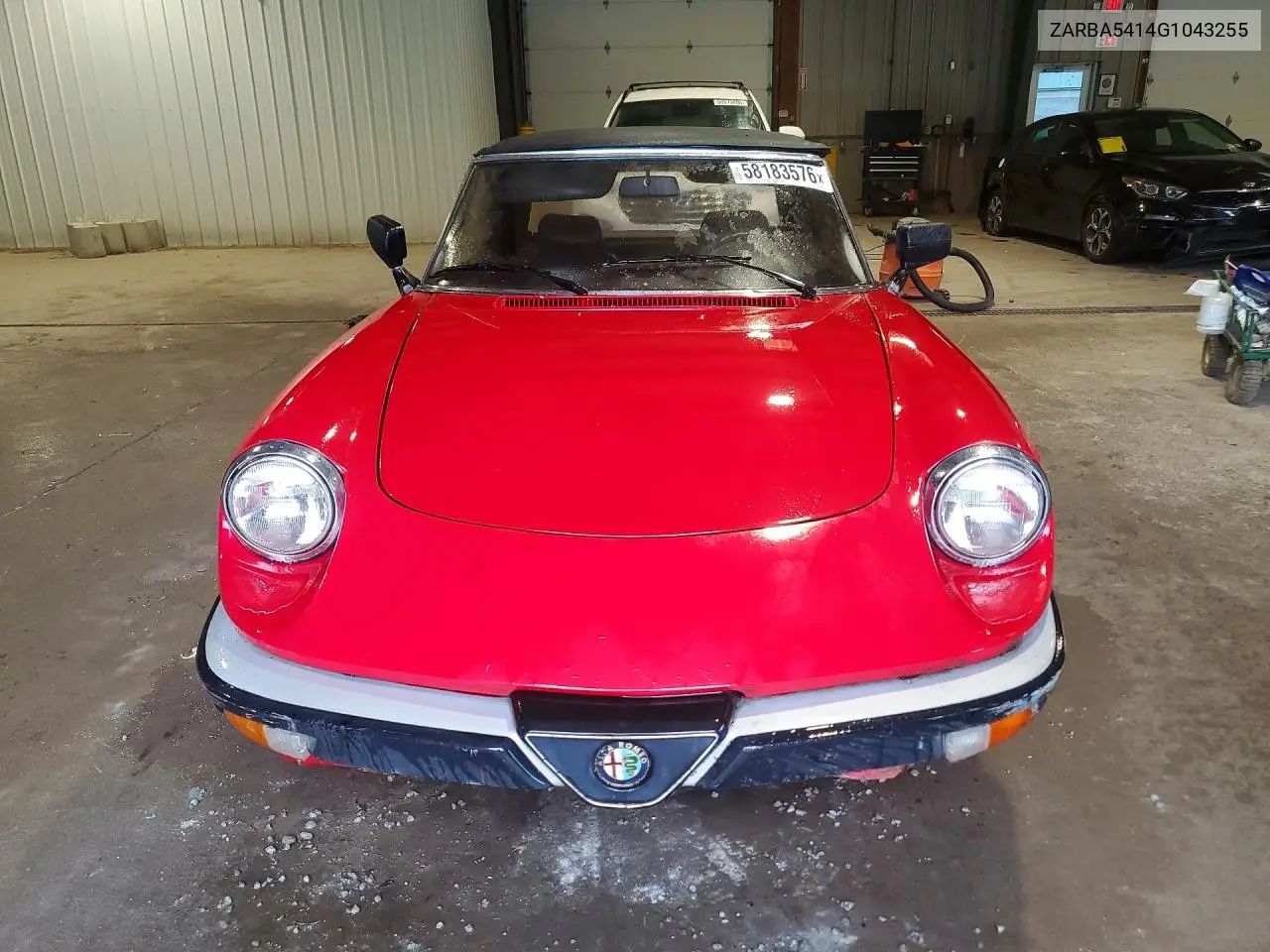 1986 Alfa Romeo Veloce 2000 Spider VIN: ZARBA5414G1043255 Lot: 58183576