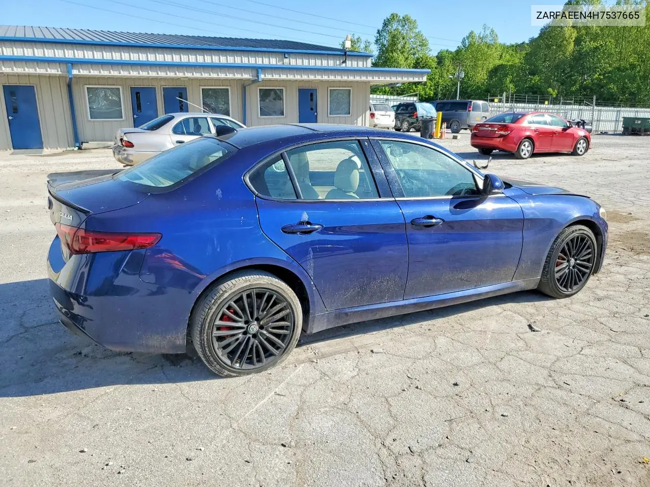 2017 Alfa Romeo Giulia Ti Q4 VIN: ZARFAEEN4H7537665 Lot: 53199596