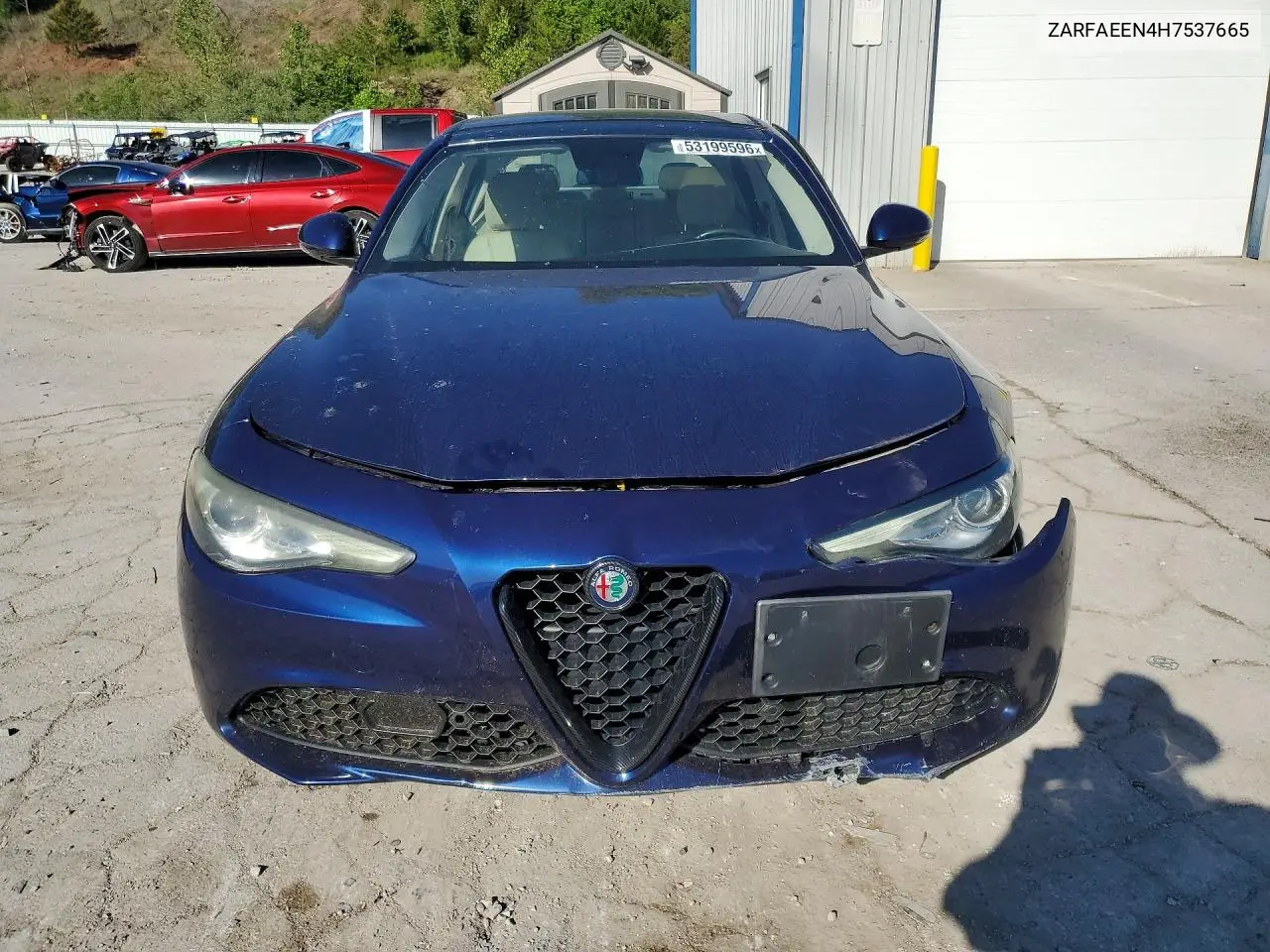 2017 Alfa Romeo Giulia Ti Q4 VIN: ZARFAEEN4H7537665 Lot: 53199596