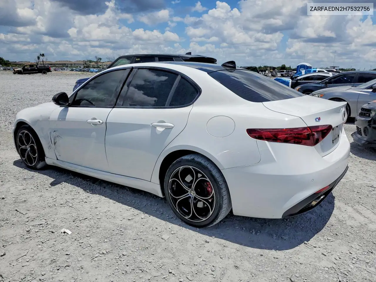 2017 Alfa Romeo Giulia Q4 VIN: ZARFAEDN2H7532756 Lot: 54243126