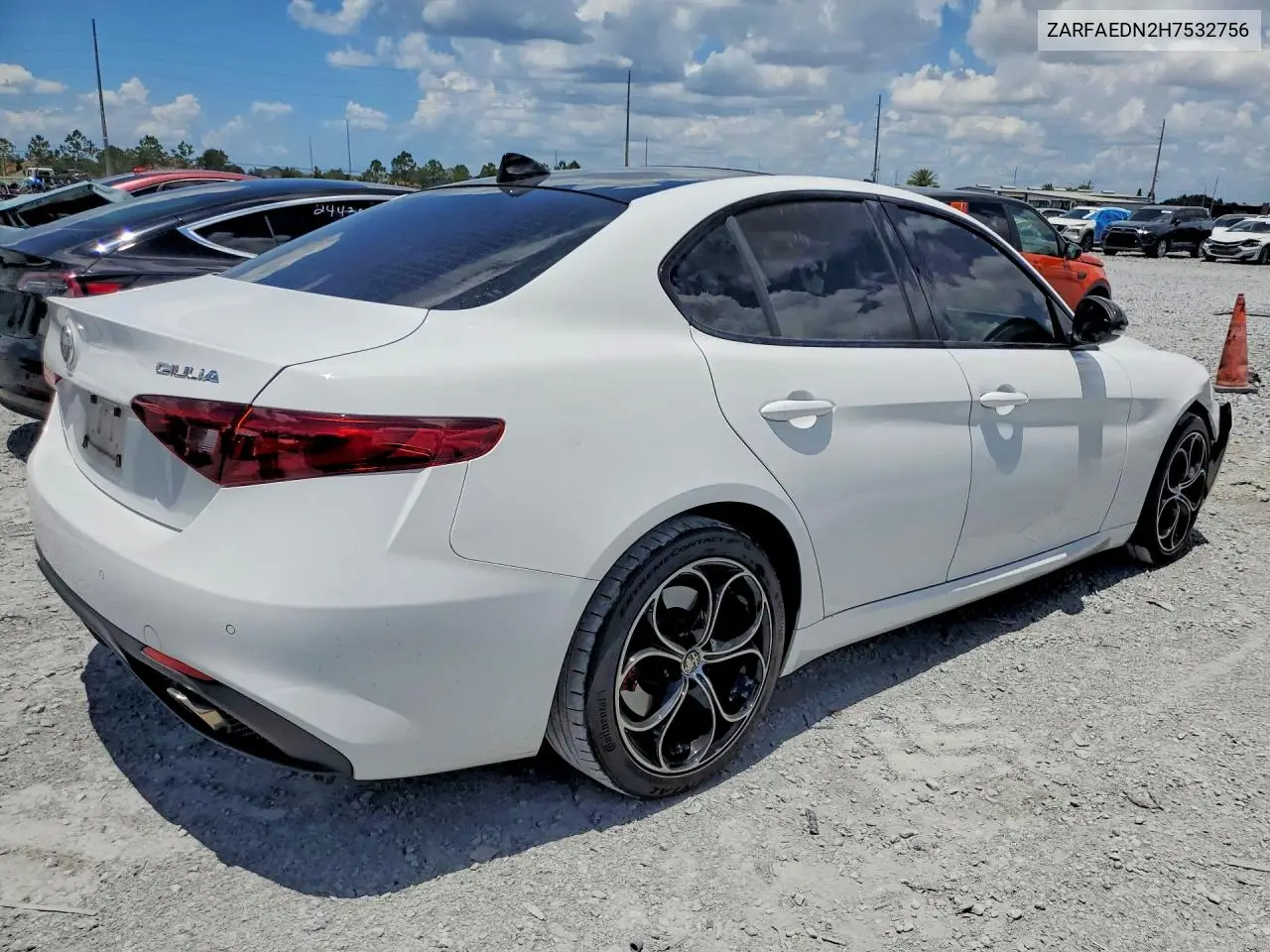2017 Alfa Romeo Giulia Q4 VIN: ZARFAEDN2H7532756 Lot: 54243126