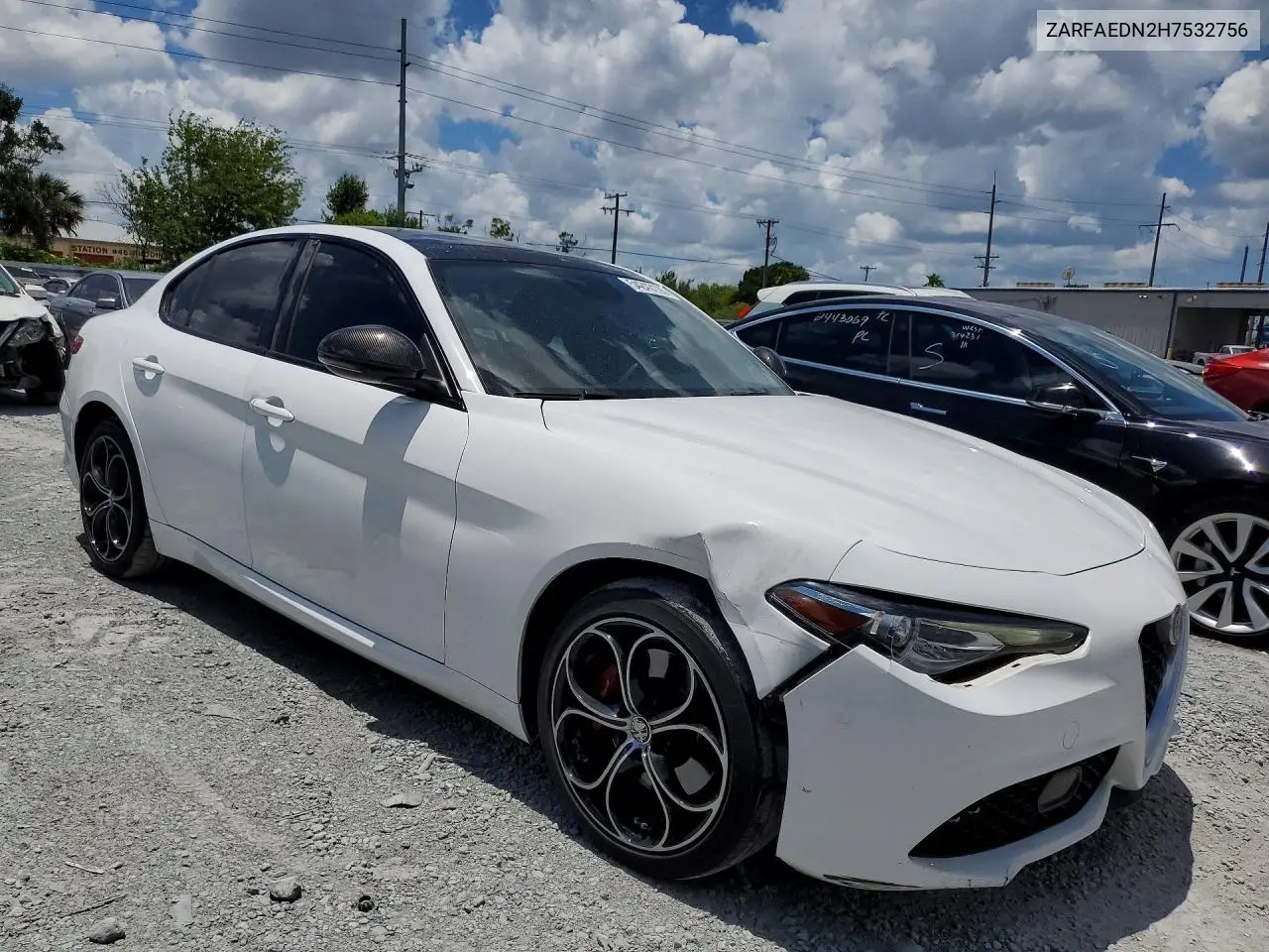 2017 Alfa Romeo Giulia Q4 VIN: ZARFAEDN2H7532756 Lot: 54243126