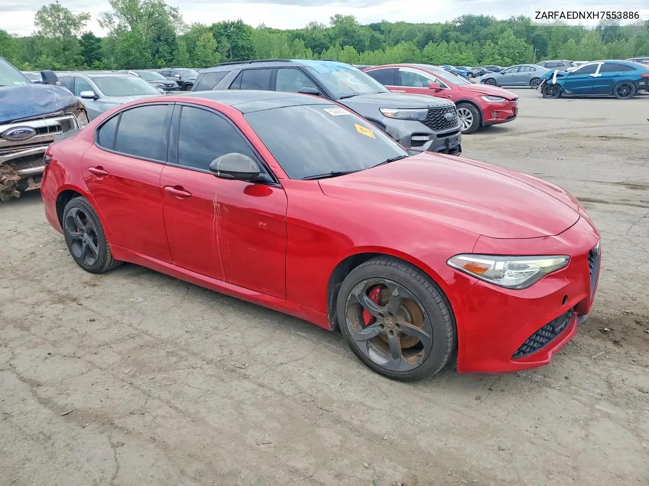 2017 Alfa Romeo Giulia Q4 VIN: ZARFAEDNXH7553886 Lot: 55362856