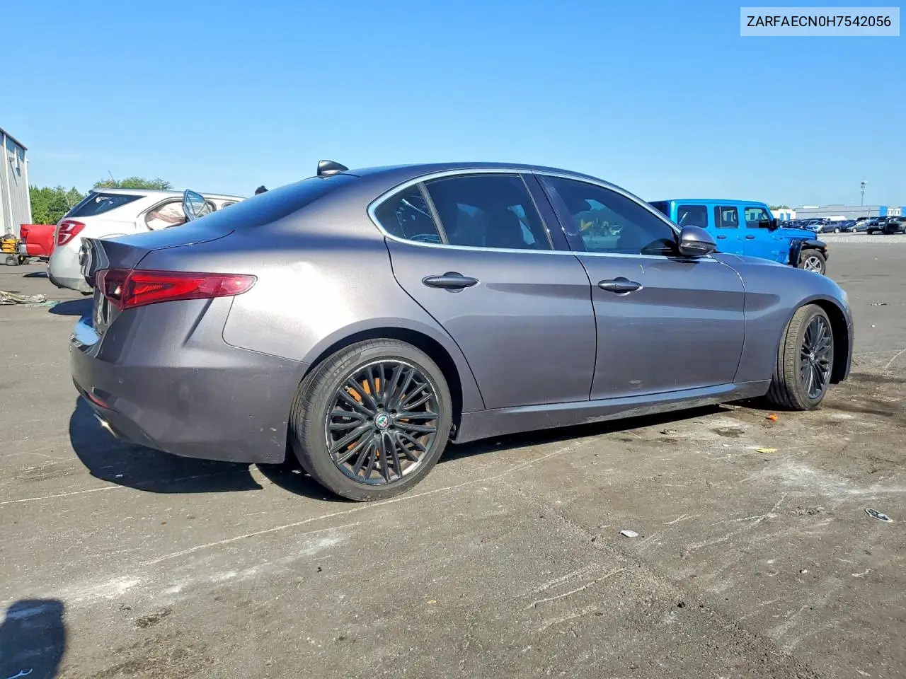 2017 Alfa Romeo Giulia Ti VIN: ZARFAECN0H7542056 Lot: 56429856