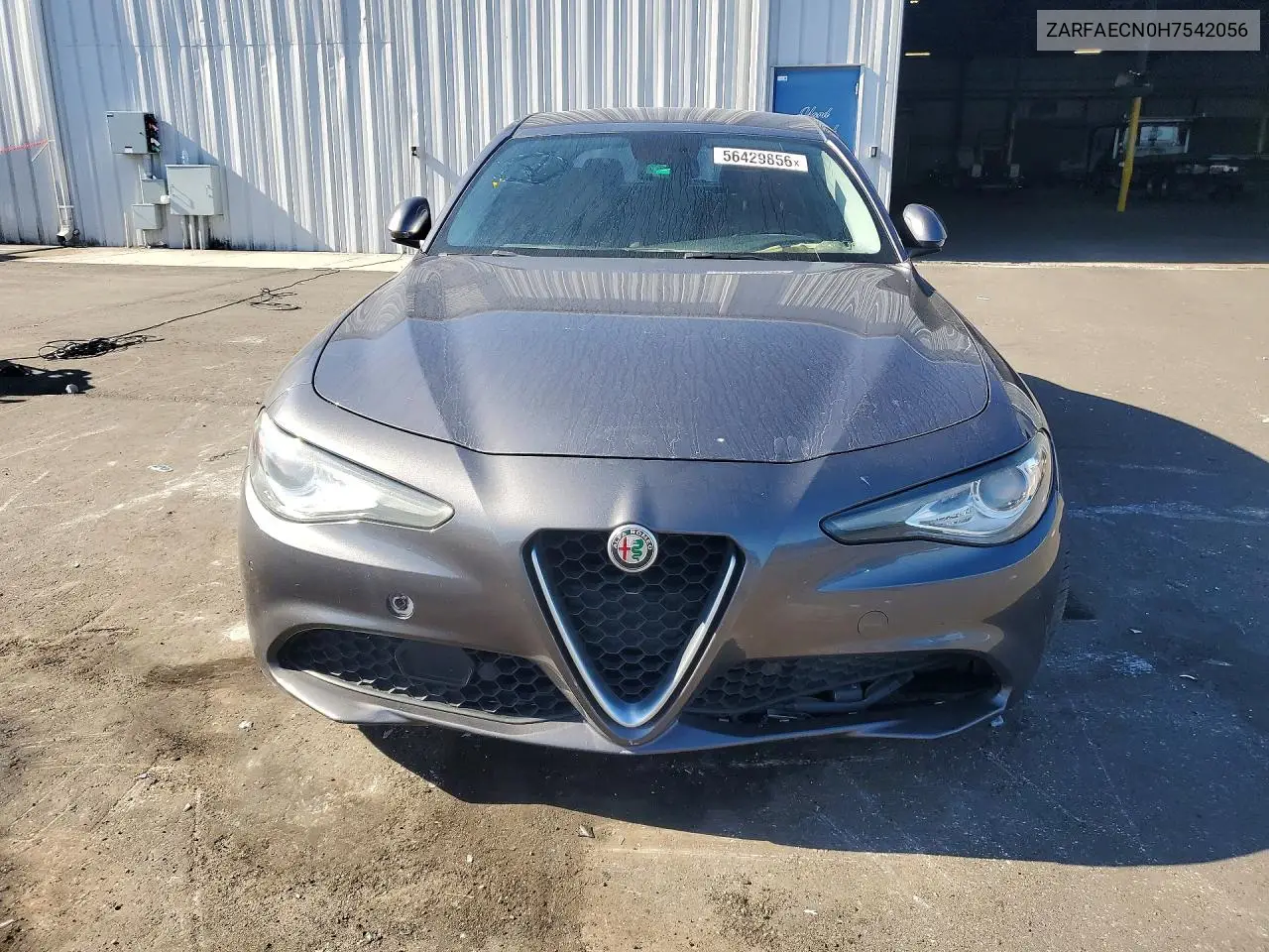 2017 Alfa Romeo Giulia Ti VIN: ZARFAECN0H7542056 Lot: 56429856