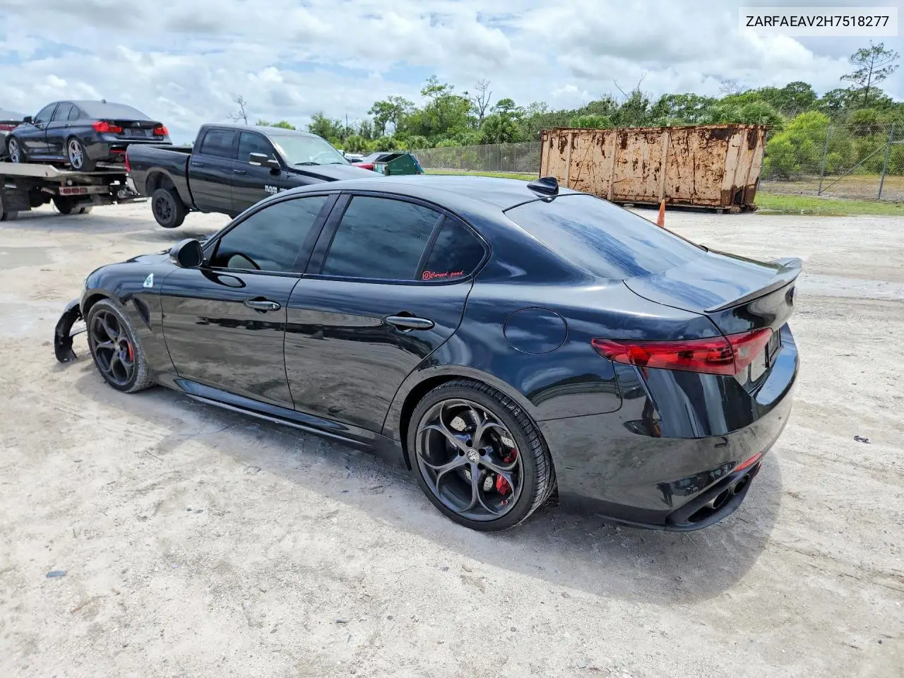 2017 Alfa Romeo Giulia Quadrifoglio VIN: ZARFAEAV2H7518277 Lot: 57021296