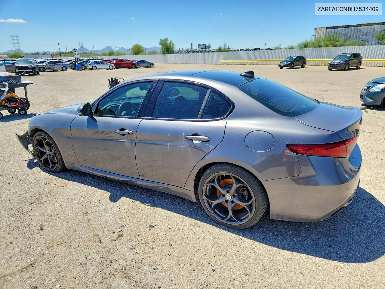 2017 Alfa Romeo Giulia Ti VIN: ZARFAECN0H7534409 Lot: 57388906