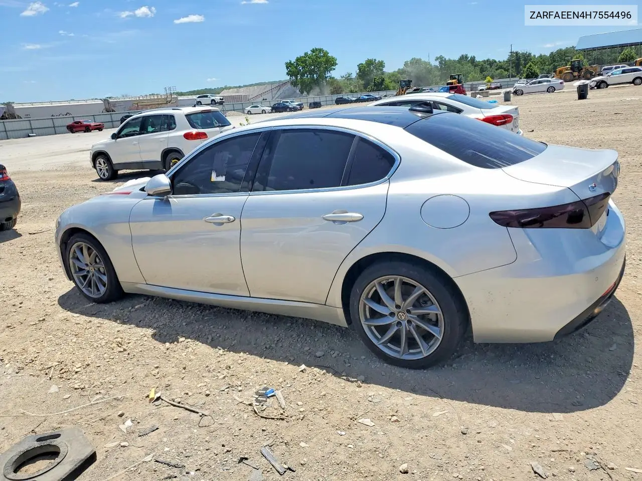 2017 Alfa Romeo Giulia Ti Q4 VIN: ZARFAEEN4H7554496 Lot: 57505506