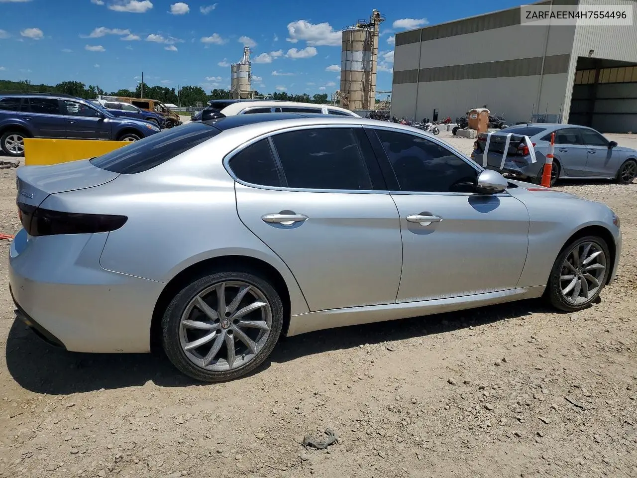 2017 Alfa Romeo Giulia Ti Q4 VIN: ZARFAEEN4H7554496 Lot: 57505506