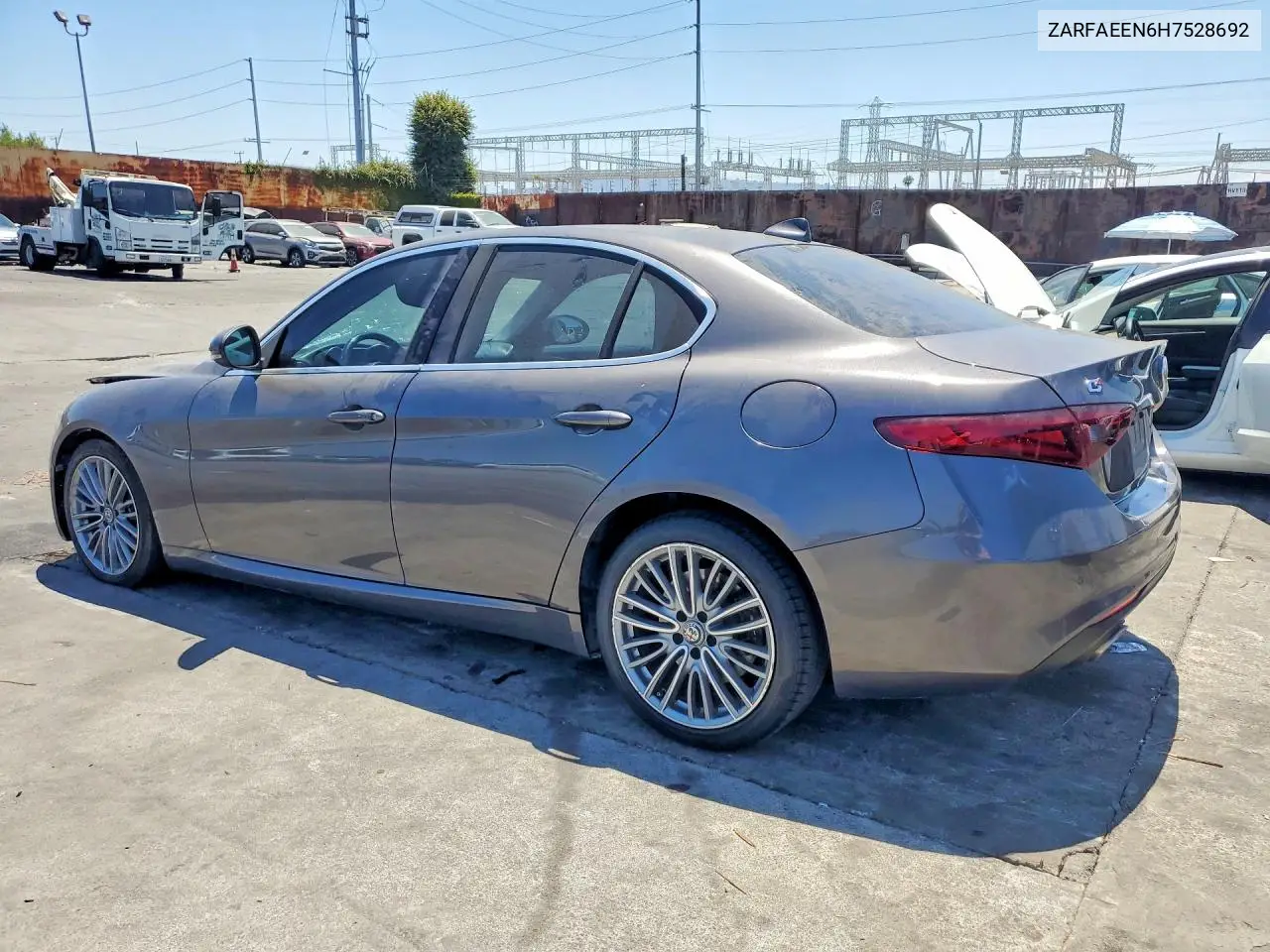 2017 Alfa Romeo Giulia Ti Q4 VIN: ZARFAEEN6H7528692 Lot: 57967686