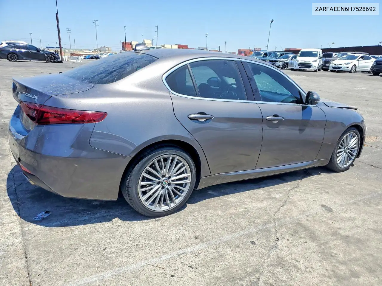 2017 Alfa Romeo Giulia Ti Q4 VIN: ZARFAEEN6H7528692 Lot: 57967686