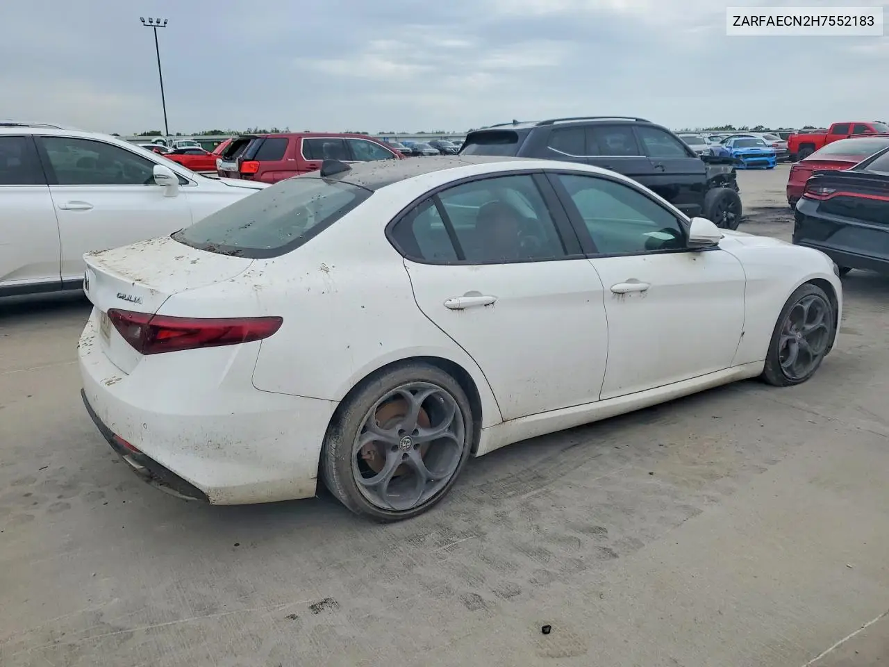 2017 Alfa Romeo Giulia Ti VIN: ZARFAECN2H7552183 Lot: 58334596