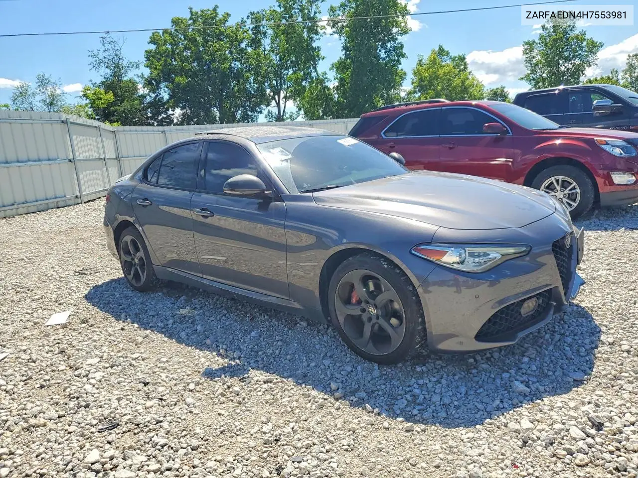 2017 Alfa Romeo Giulia Q4 VIN: ZARFAEDN4H7553981 Lot: 58387816
