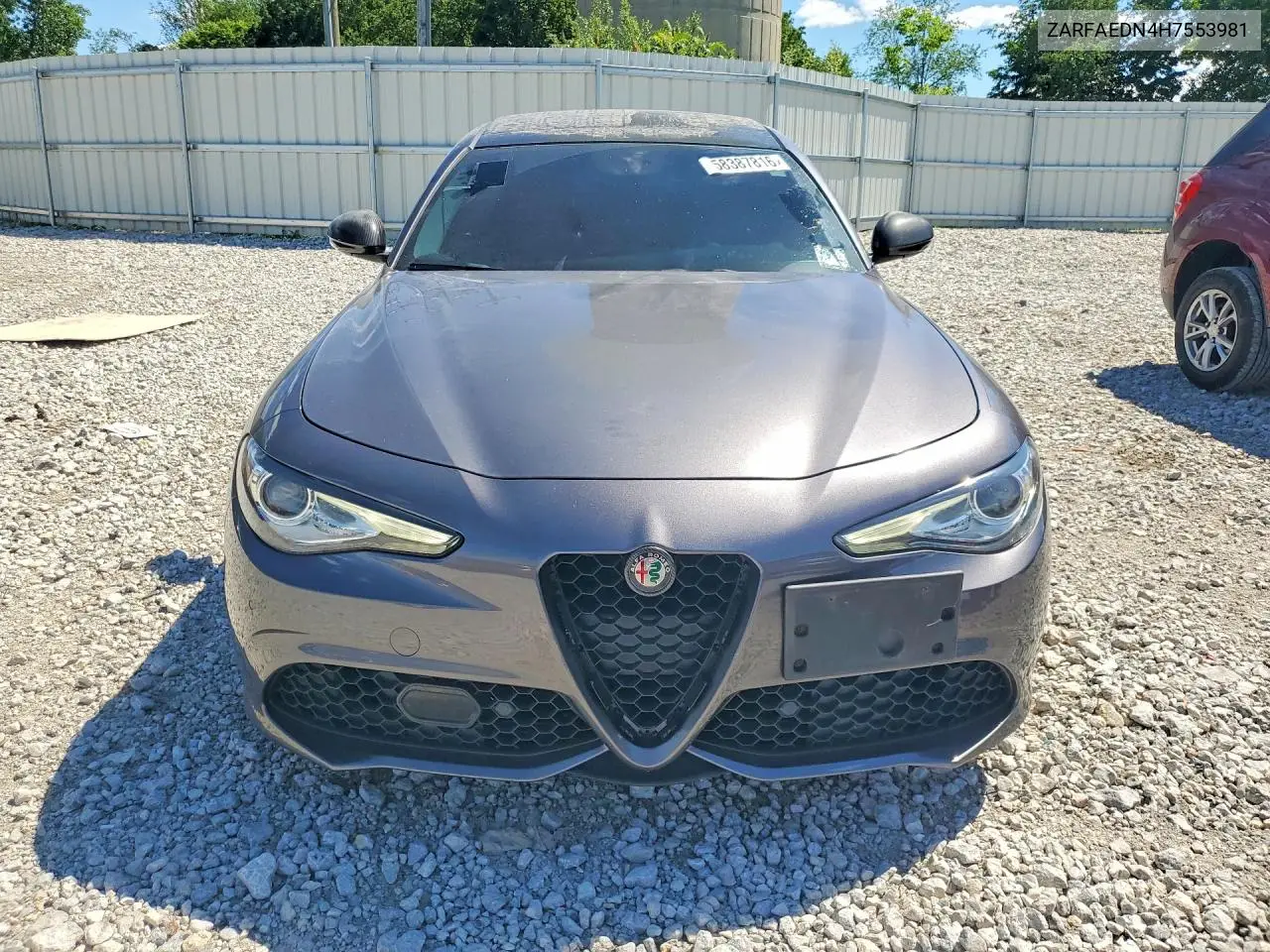 2017 Alfa Romeo Giulia Q4 VIN: ZARFAEDN4H7553981 Lot: 58387816