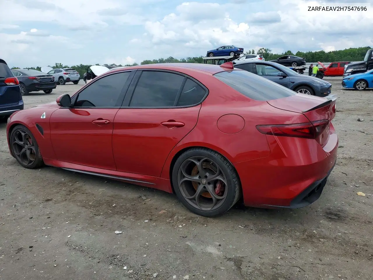 2017 Alfa Romeo Giulia Quadrifoglio VIN: ZARFAEAV2H7547696 Lot: 59740936
