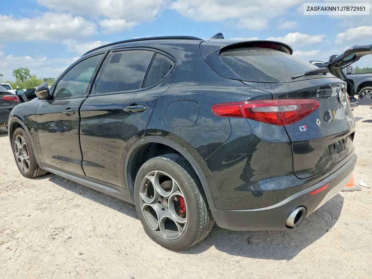 2018 Alfa Romeo Stelvio Ti Sport VIN: ZASFAKNN1J7B72951 Lot: 47889376