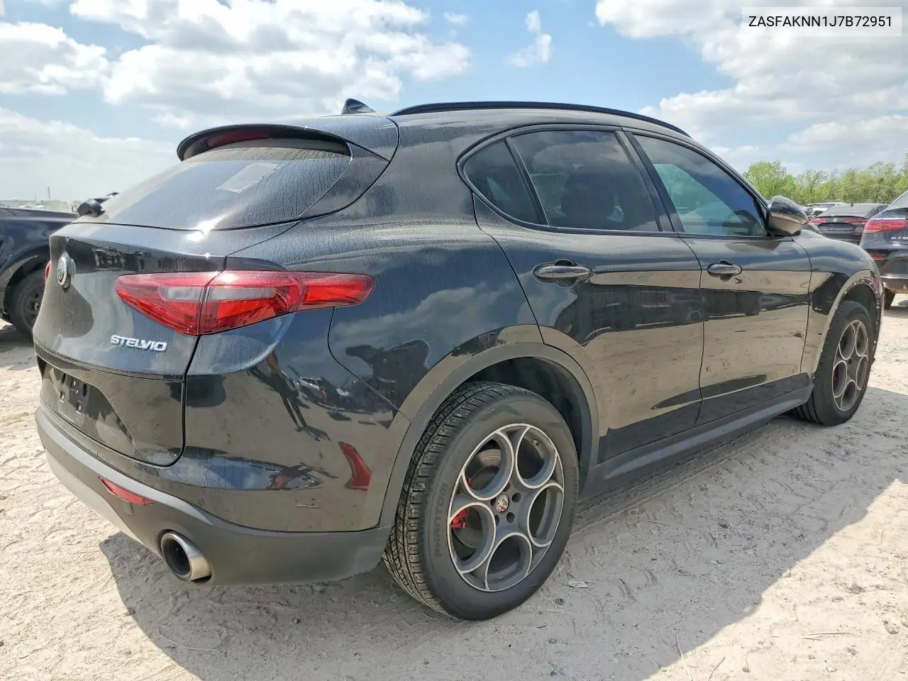 2018 Alfa Romeo Stelvio Ti Sport VIN: ZASFAKNN1J7B72951 Lot: 47889376