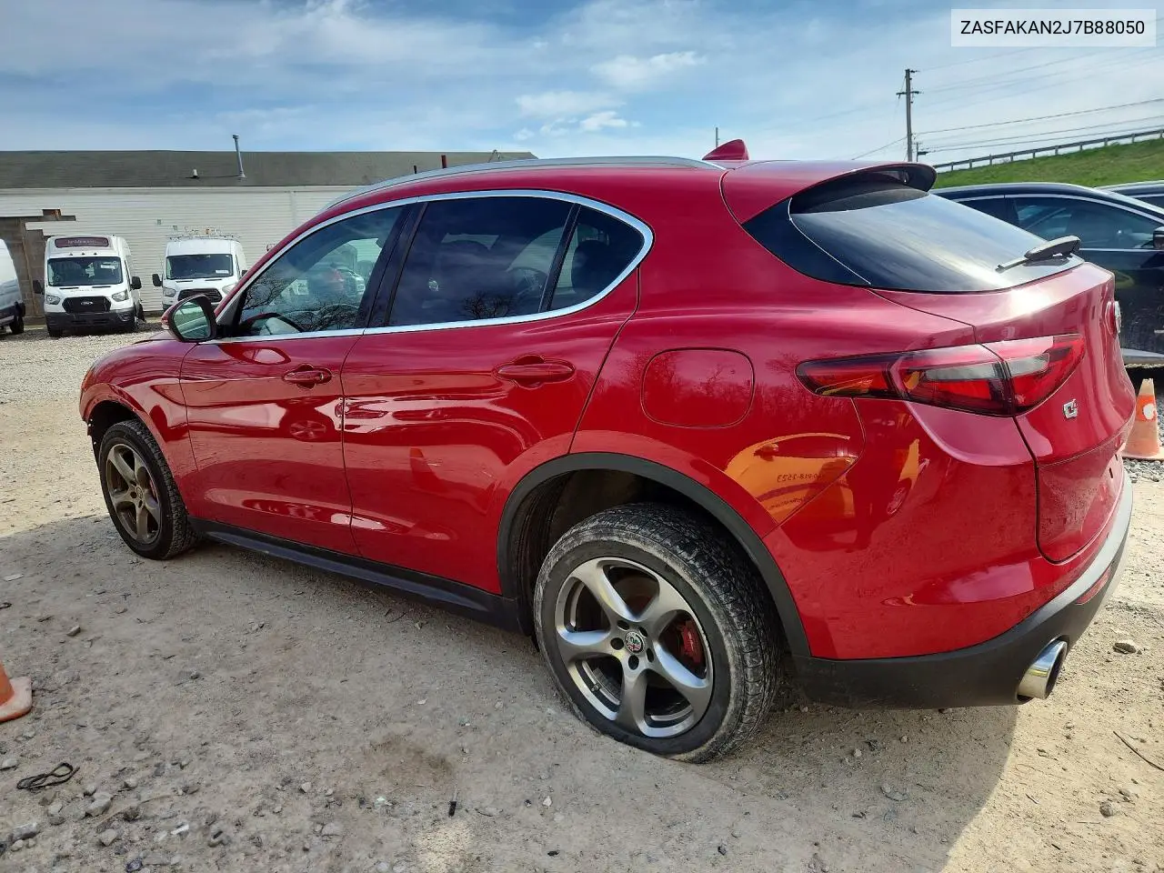 2018 Alfa Romeo Stelvio VIN: ZASFAKAN2J7B88050 Lot: 50077076