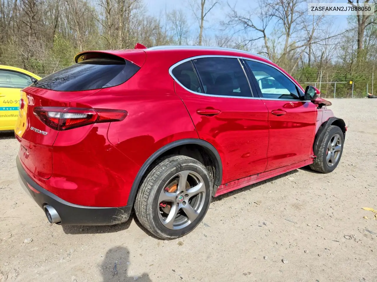 2018 Alfa Romeo Stelvio VIN: ZASFAKAN2J7B88050 Lot: 50077076