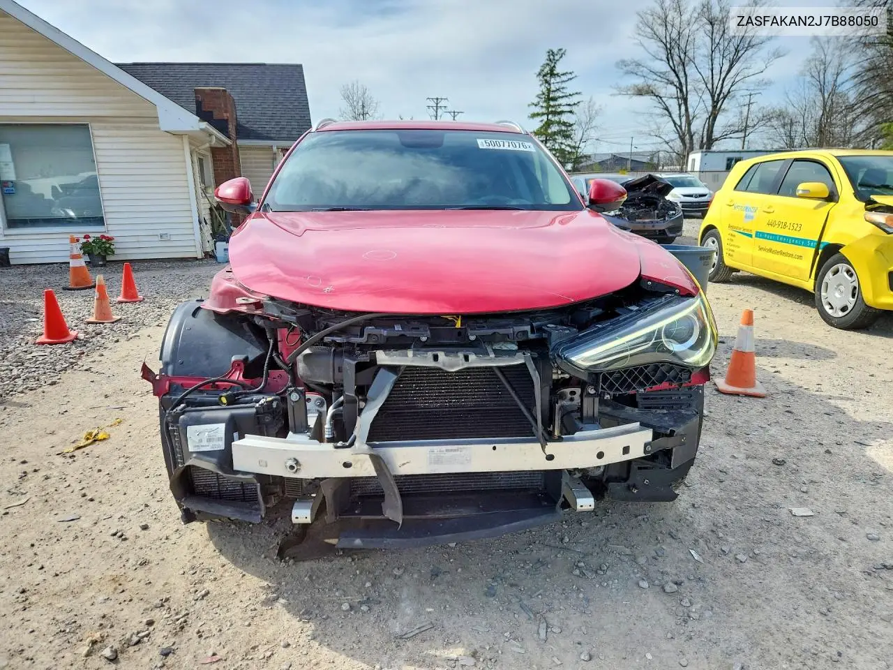 2018 Alfa Romeo Stelvio VIN: ZASFAKAN2J7B88050 Lot: 50077076
