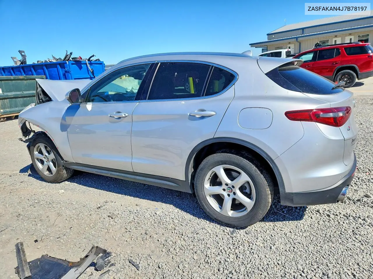 2018 Alfa Romeo Stelvio VIN: ZASFAKAN4J7B78197 Lot: 53637306