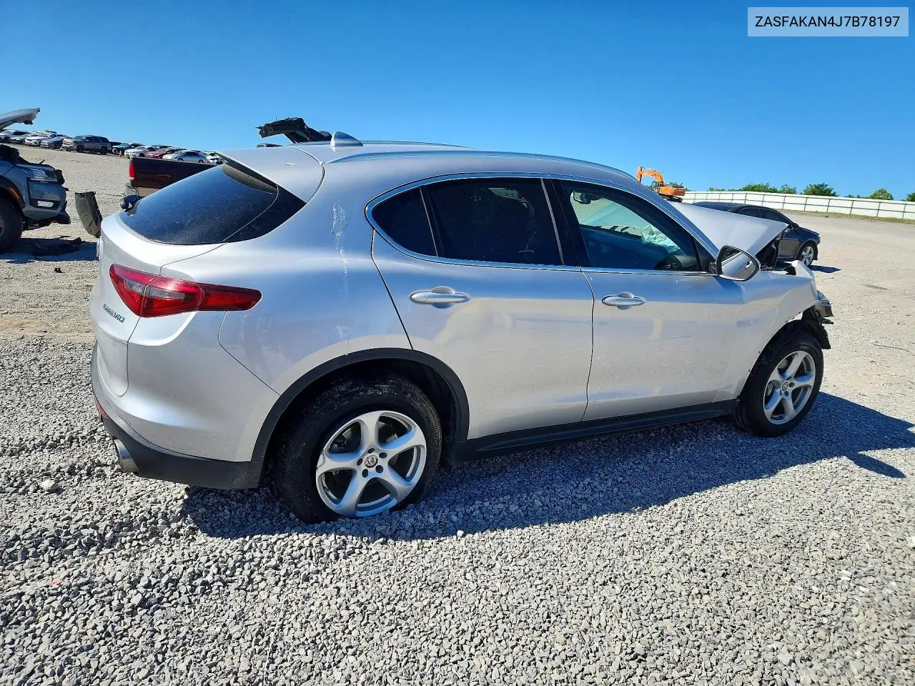 2018 Alfa Romeo Stelvio VIN: ZASFAKAN4J7B78197 Lot: 53637306