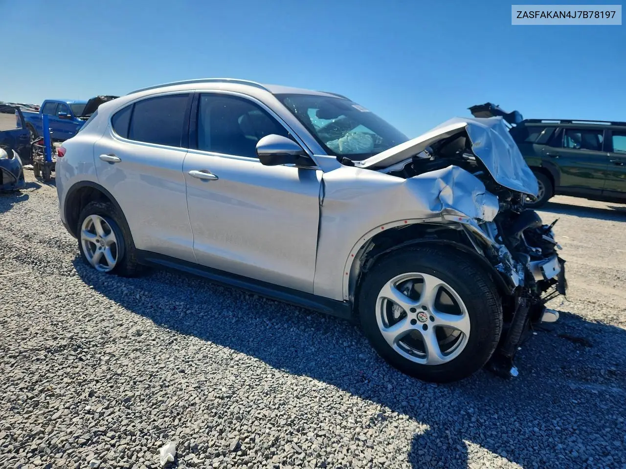 2018 Alfa Romeo Stelvio VIN: ZASFAKAN4J7B78197 Lot: 53637306