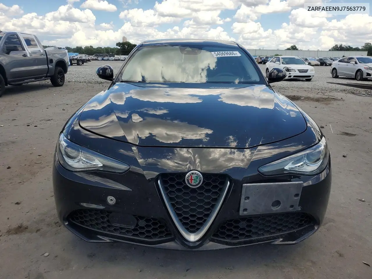 2018 Alfa Romeo Giulia Ti Q4 VIN: ZARFAEEN9J7563779 Lot: 54069686
