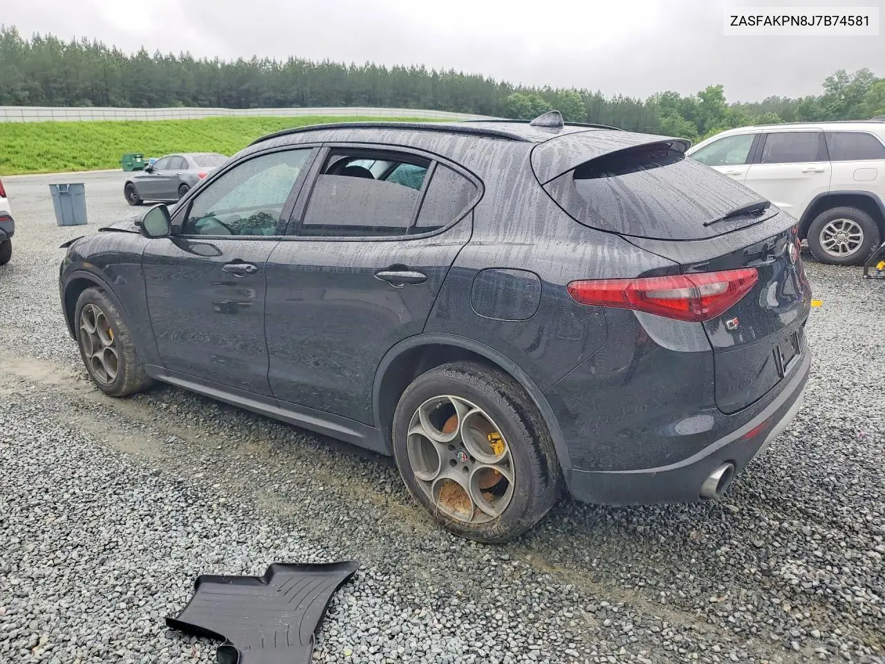 2018 Alfa Romeo Stelvio Sport VIN: ZASFAKPN8J7B74581 Lot: 55084506
