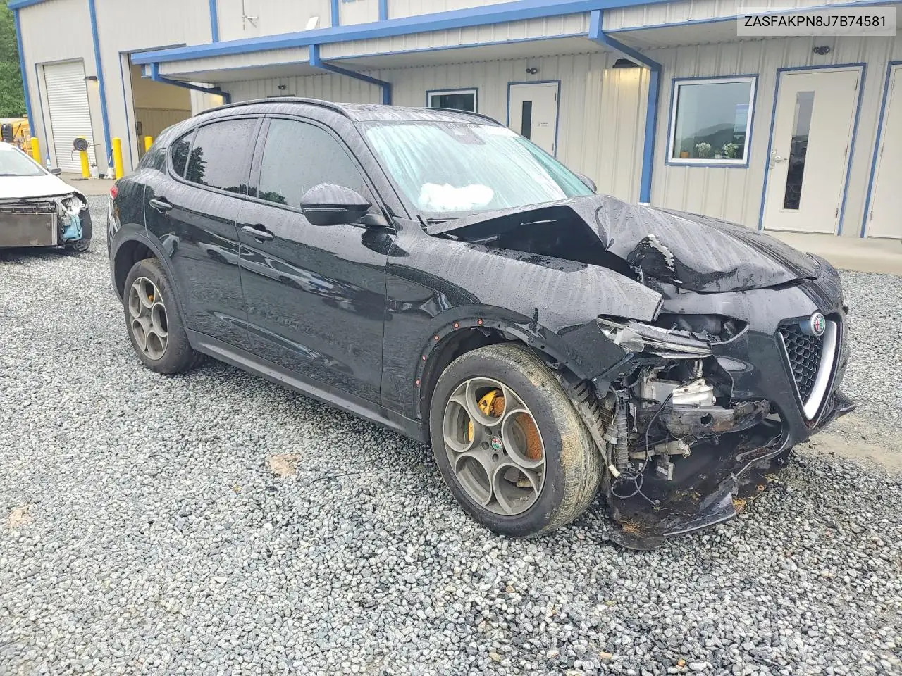 2018 Alfa Romeo Stelvio Sport VIN: ZASFAKPN8J7B74581 Lot: 55084506