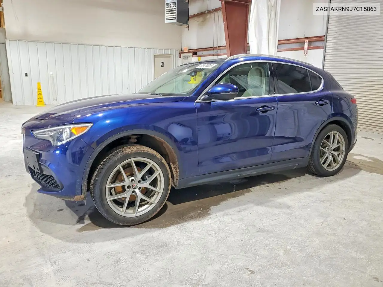 2018 Alfa Romeo Stelvio Ti Luxury VIN: ZASFAKRN9J7C15863 Lot: 55120016