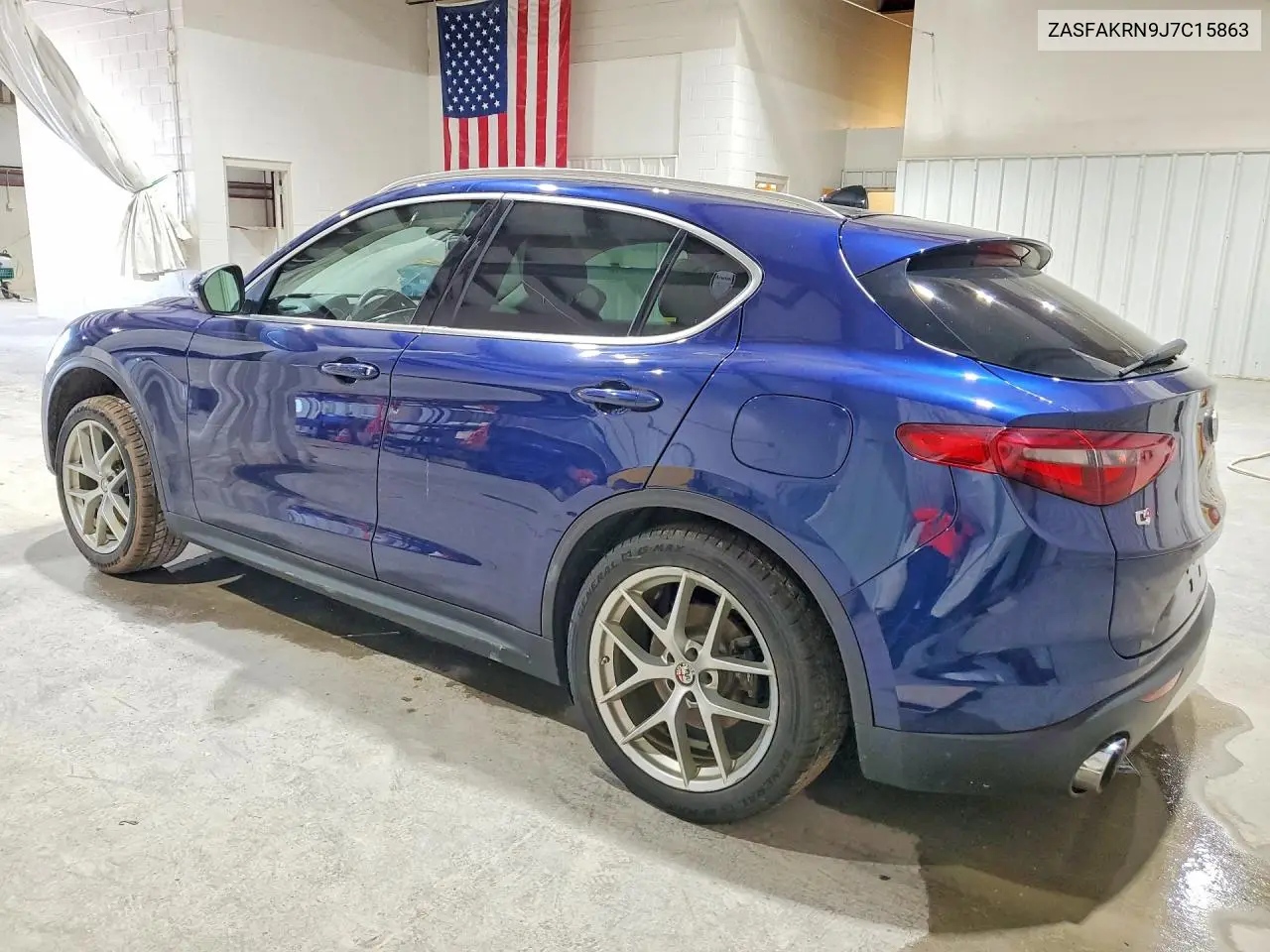 2018 Alfa Romeo Stelvio Ti Luxury VIN: ZASFAKRN9J7C15863 Lot: 55120016