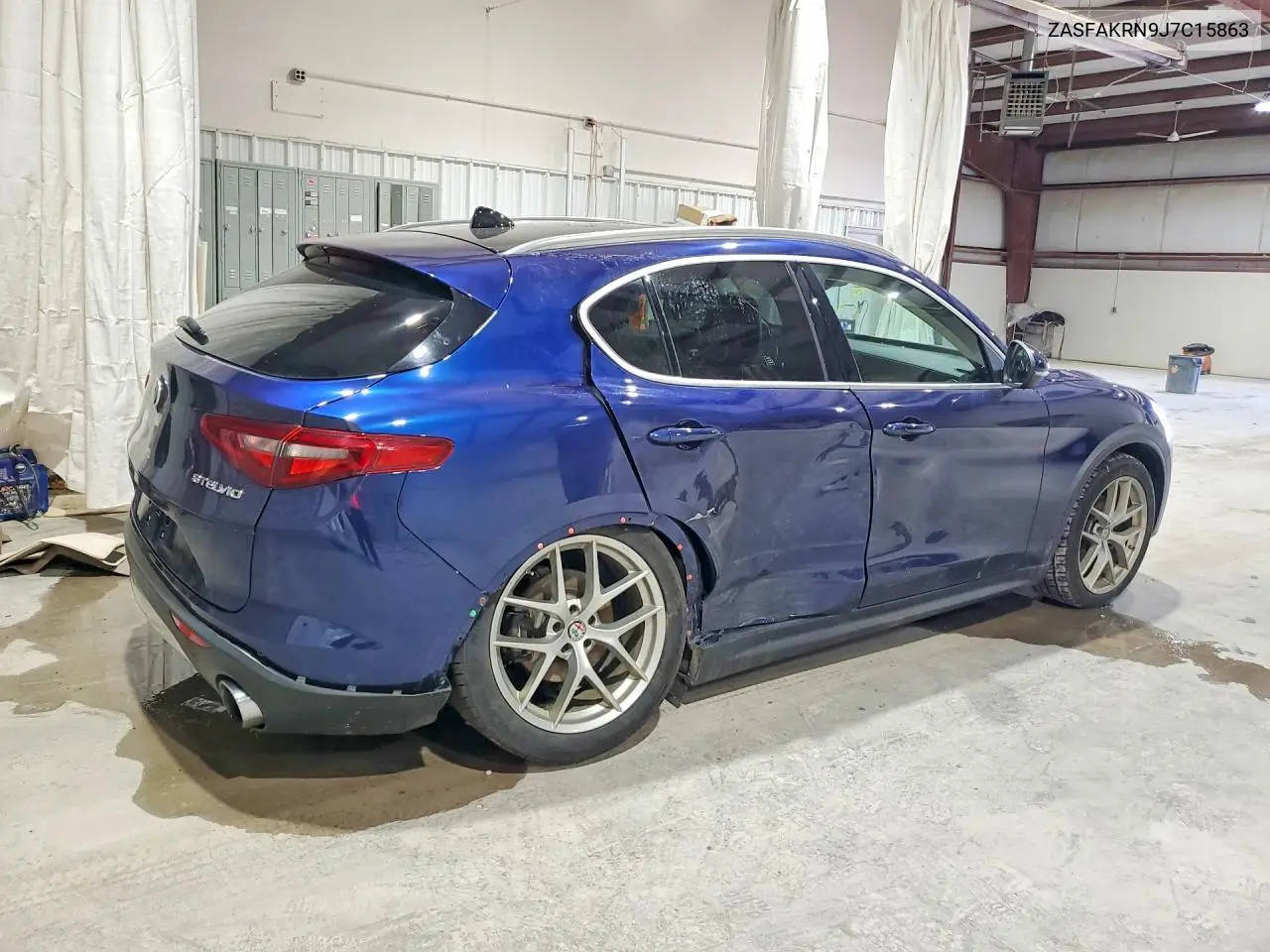 2018 Alfa Romeo Stelvio Ti Luxury VIN: ZASFAKRN9J7C15863 Lot: 55120016