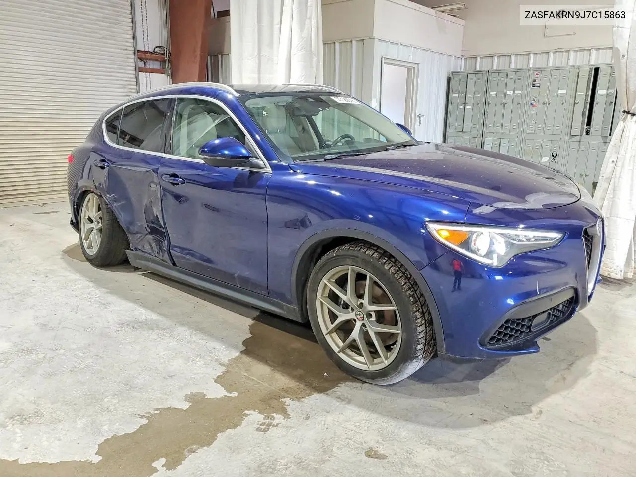 2018 Alfa Romeo Stelvio Ti Luxury VIN: ZASFAKRN9J7C15863 Lot: 55120016
