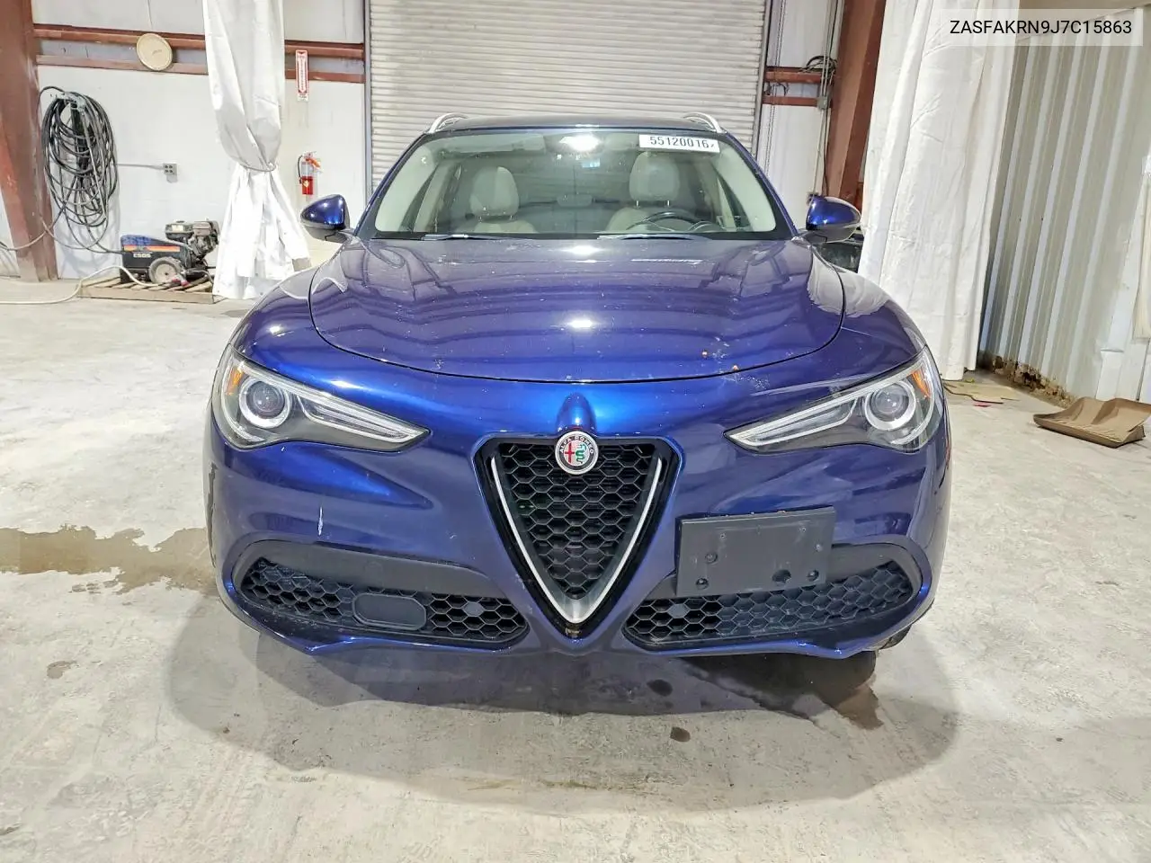 2018 Alfa Romeo Stelvio Ti Luxury VIN: ZASFAKRN9J7C15863 Lot: 55120016