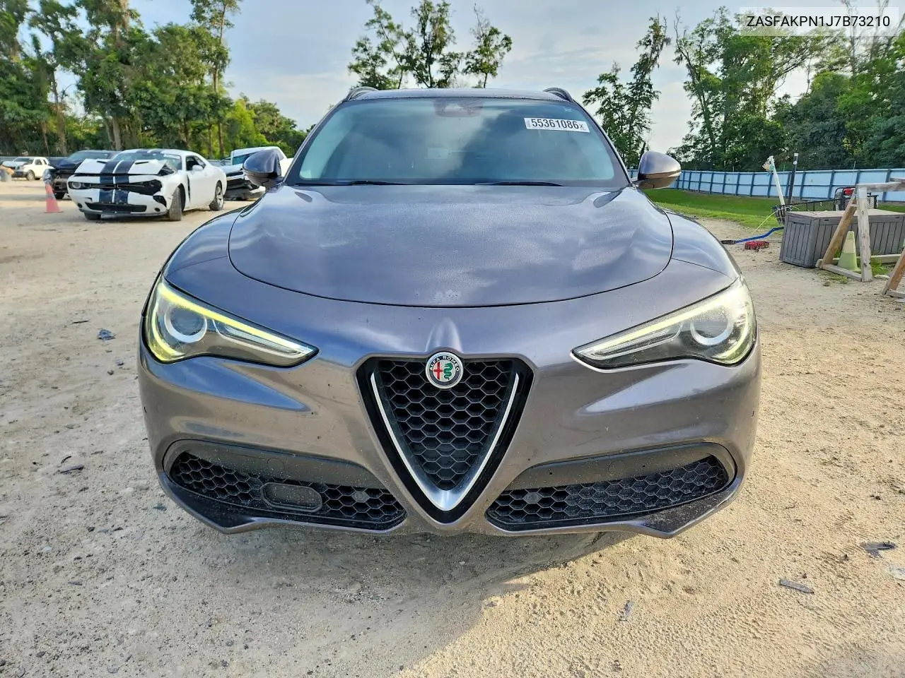 2018 Alfa Romeo Stelvio Sport VIN: ZASFAKPN1J7B73210 Lot: 55361086