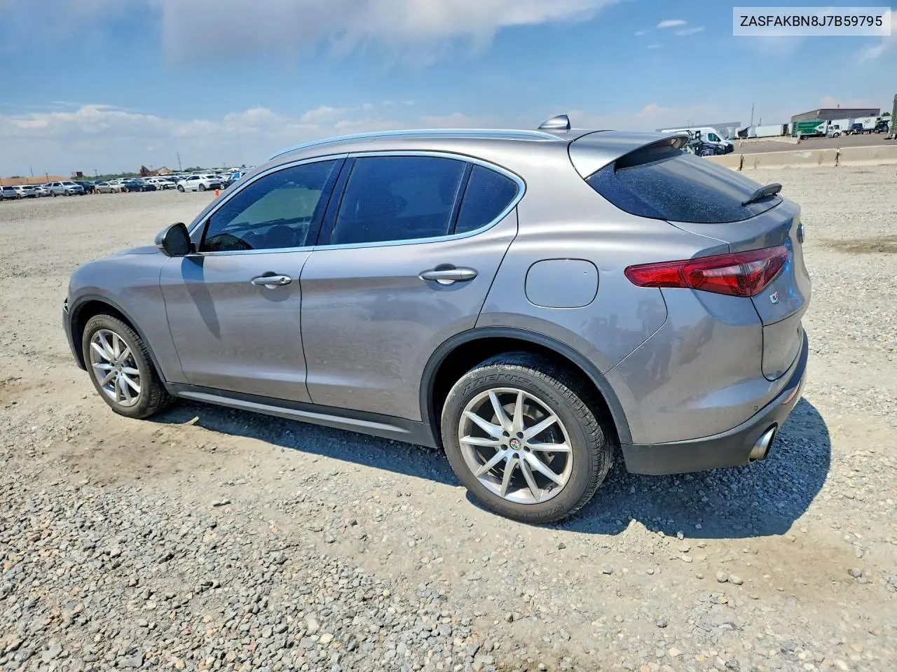 2018 Alfa Romeo Stelvio Ti VIN: ZASFAKBN8J7B59795 Lot: 55400966