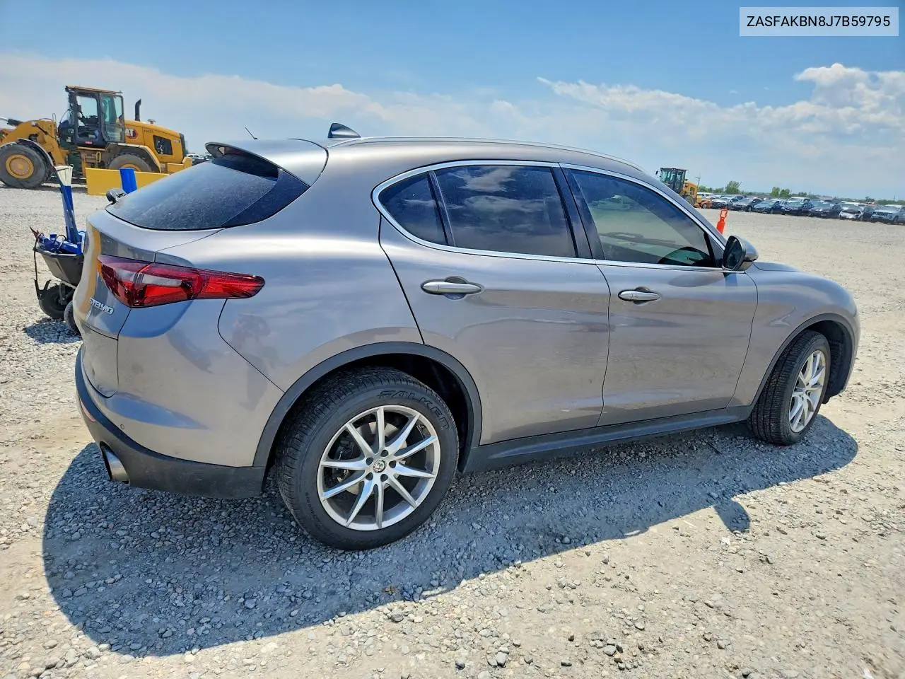 2018 Alfa Romeo Stelvio Ti VIN: ZASFAKBN8J7B59795 Lot: 55400966