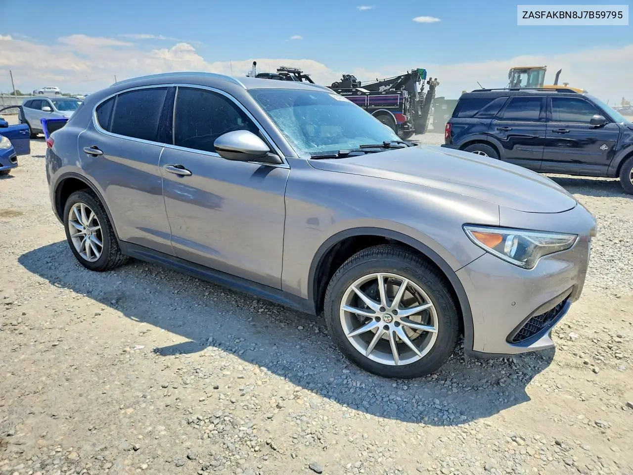 2018 Alfa Romeo Stelvio Ti VIN: ZASFAKBN8J7B59795 Lot: 55400966