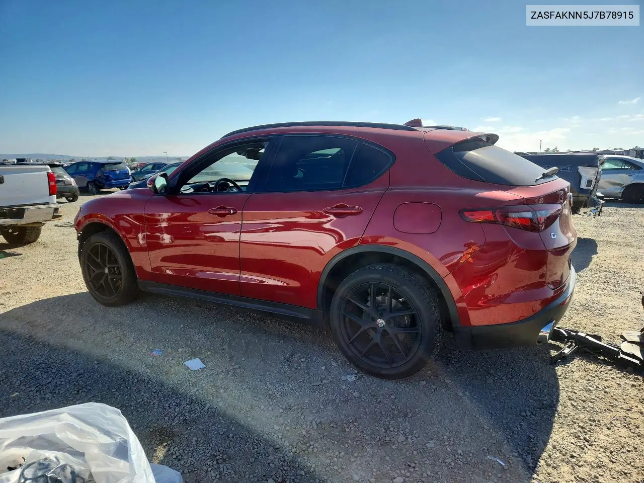 2018 Alfa Romeo Stelvio Ti Sport VIN: ZASFAKNN5J7B78915 Lot: 57069796