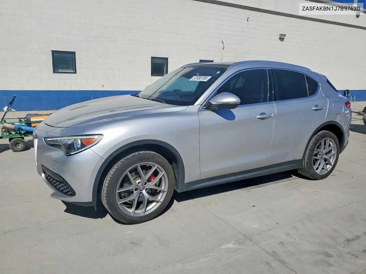 2018 Alfa Romeo Stelvio Ti VIN: ZASFAKBN1J7B97630 Lot: 57580706