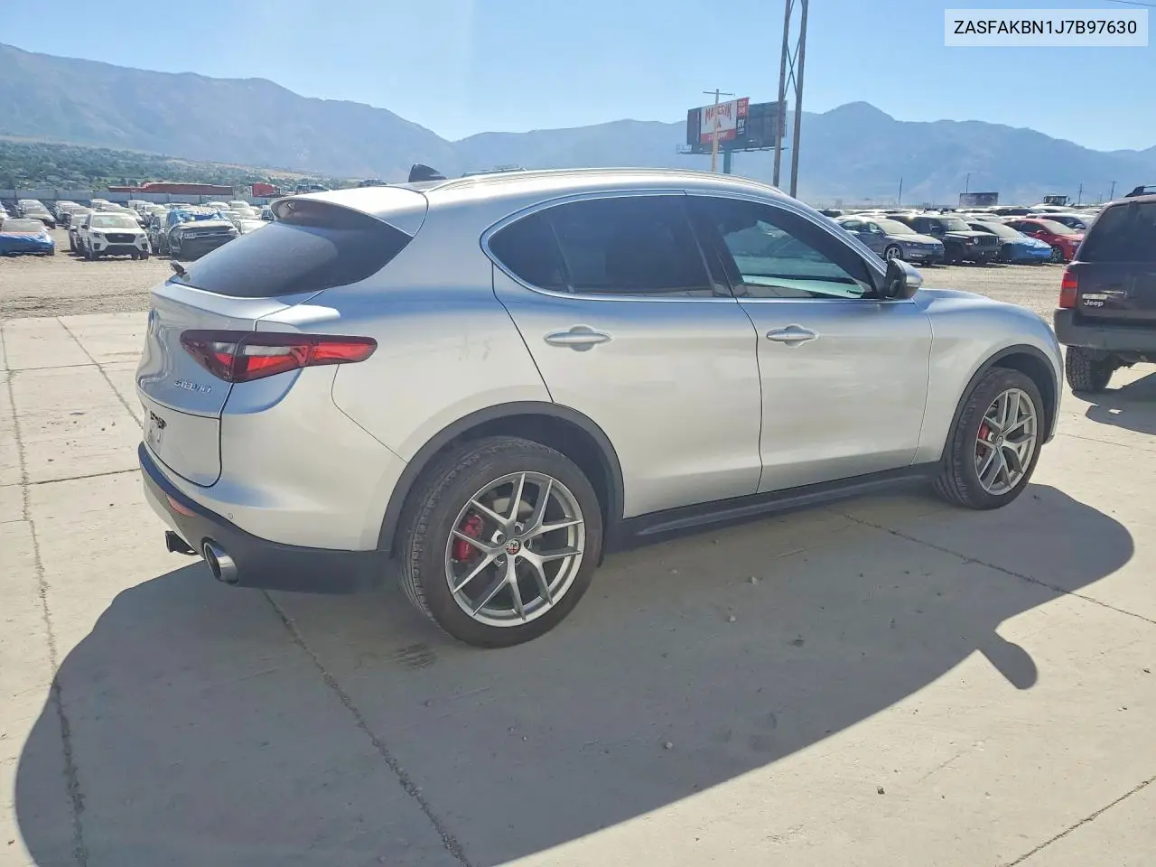 2018 Alfa Romeo Stelvio Ti VIN: ZASFAKBN1J7B97630 Lot: 57580706