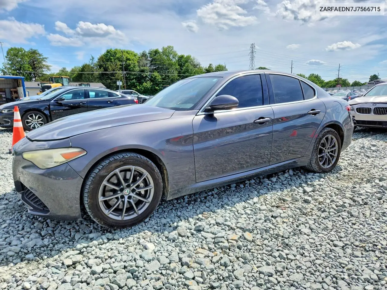 2018 Alfa Romeo Giulia Q4 VIN: ZARFAEDN7J7566715 Lot: 57941186