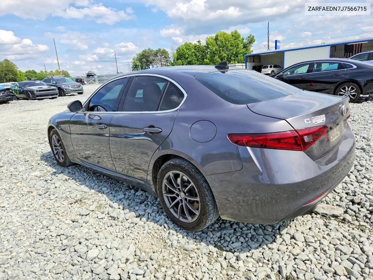 2018 Alfa Romeo Giulia Q4 VIN: ZARFAEDN7J7566715 Lot: 57941186