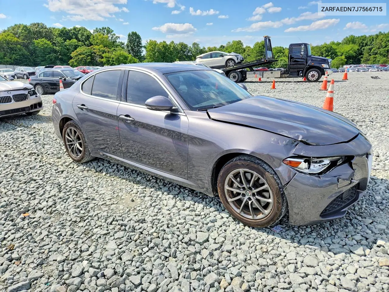 2018 Alfa Romeo Giulia Q4 VIN: ZARFAEDN7J7566715 Lot: 57941186