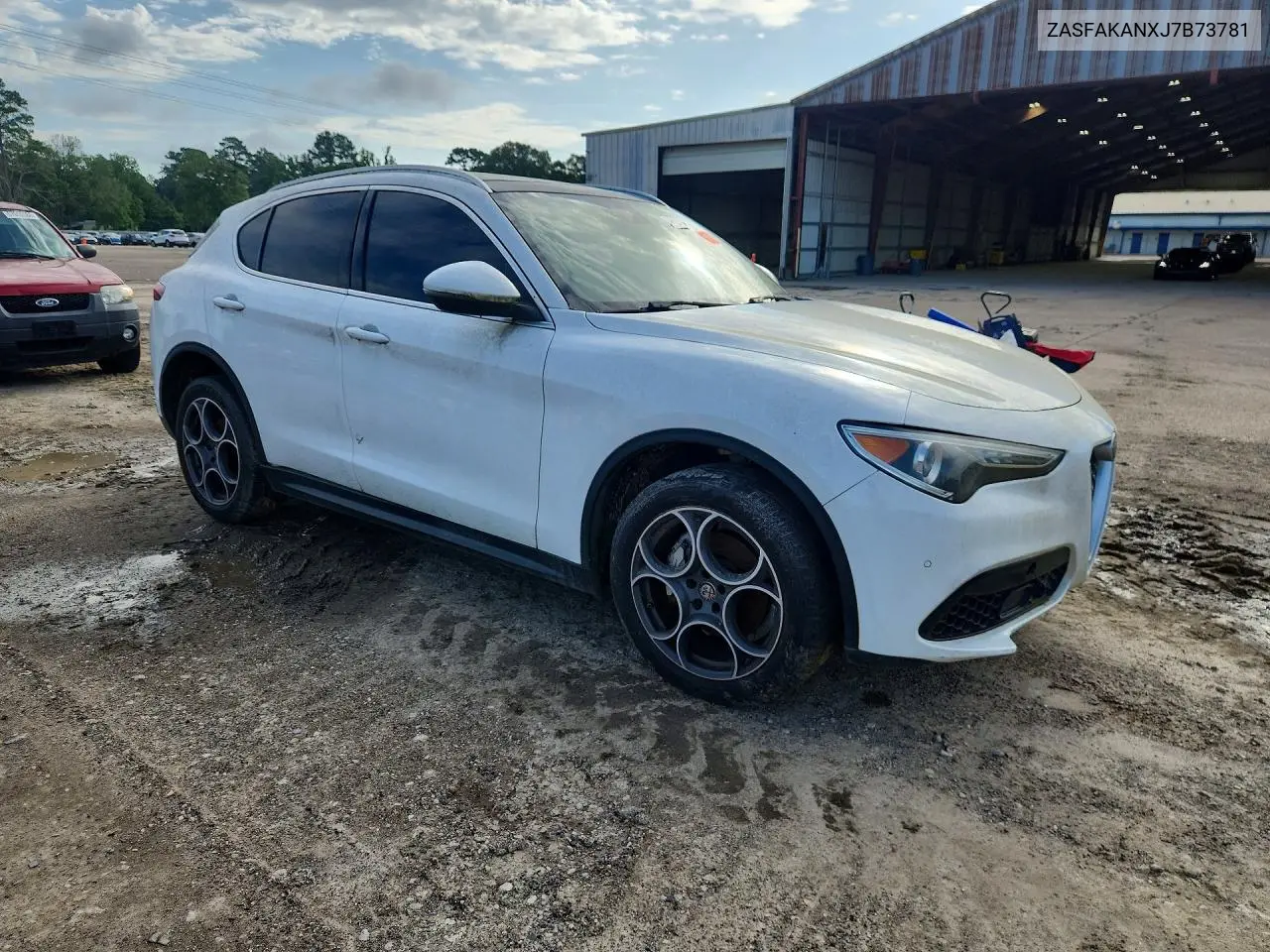 2018 Alfa Romeo Stelvio VIN: ZASFAKANXJ7B73781 Lot: 58127586