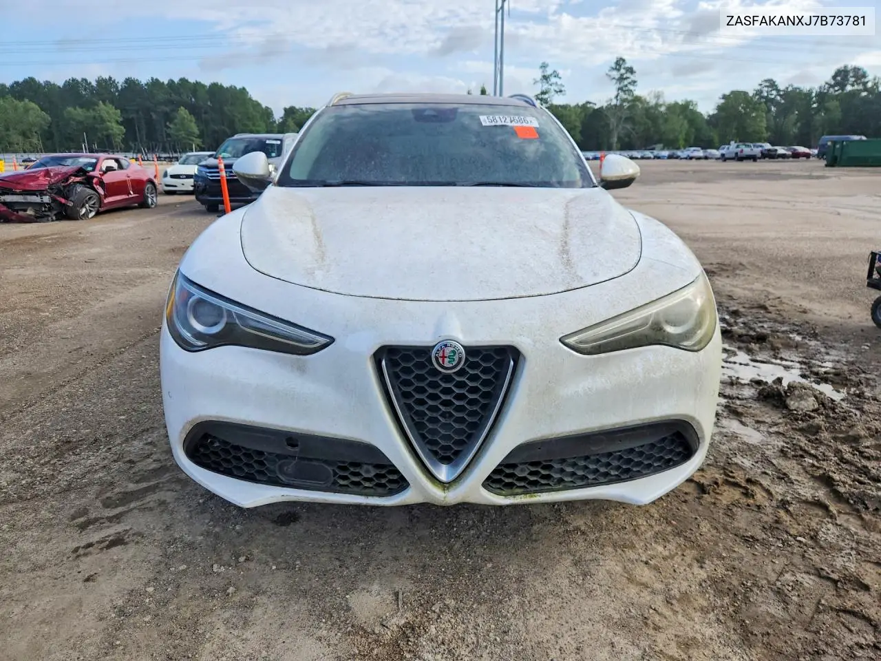 2018 Alfa Romeo Stelvio VIN: ZASFAKANXJ7B73781 Lot: 58127586
