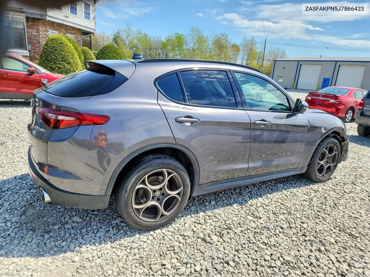 2018 Alfa Romeo Stelvio Sport VIN: ZASFAKPN5J7B66423 Lot: 76789945
