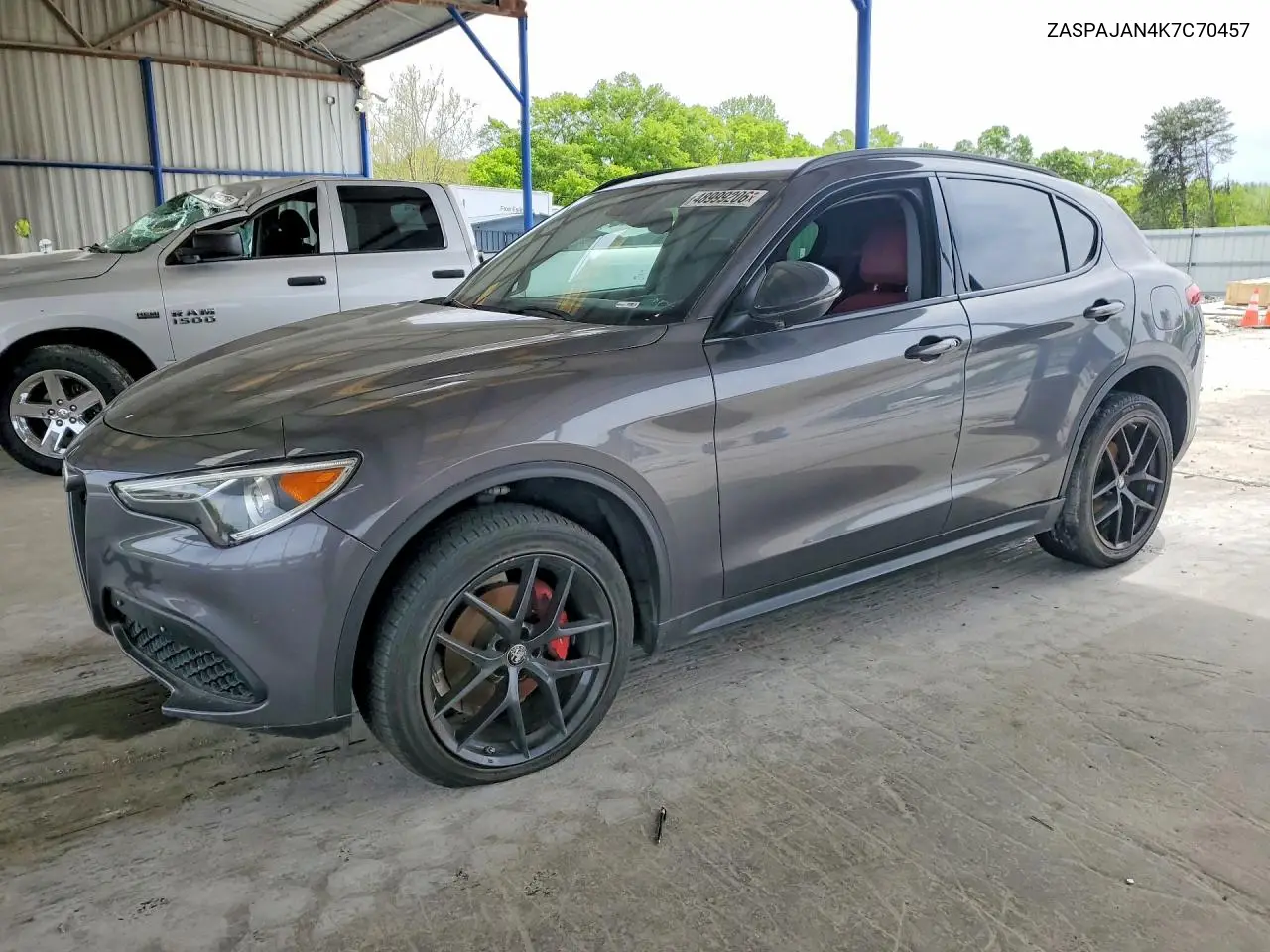 2019 Alfa Romeo Stelvio VIN: ZASPAJAN4K7C70457 Lot: 48999206