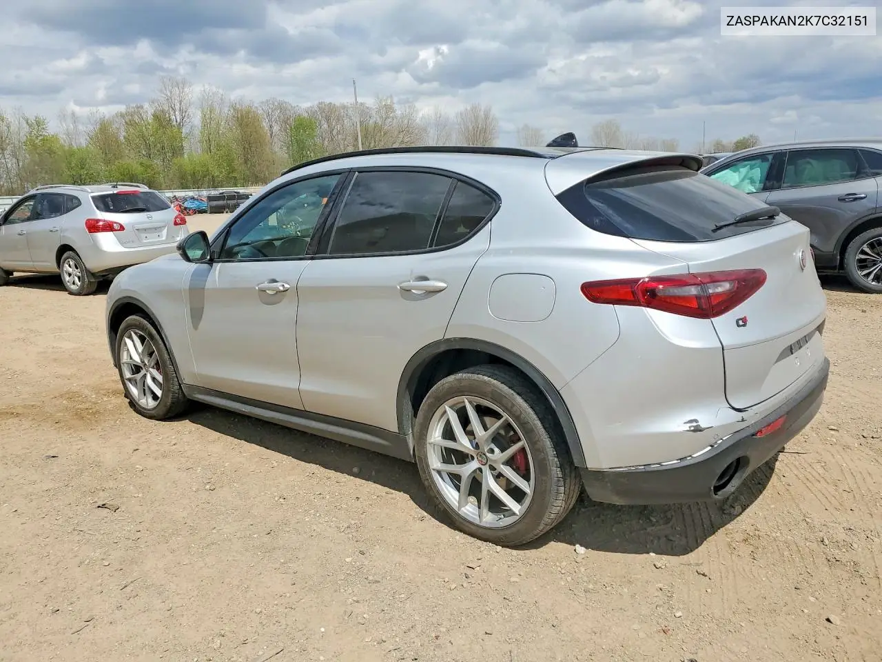 2019 Alfa Romeo Stelvio VIN: ZASPAKAN2K7C32151 Lot: 51912936